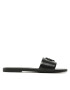 Calvin Klein Jeans Natikači Flat Sandal Slide Hw YW0YW00952 Črna - Pepit.si