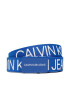 Calvin Klein Jeans Otroški pas Canvas Logo Belt IU0IU00125 Modra - Pepit.si