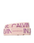 Calvin Klein Jeans Otroški pas Canvas Logo Belt IU0IU00125 Roza - Pepit.si