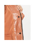 Calvin Klein Jeans Puhovka High Shine J20J221884 Oranžna Oversize - Pepit.si