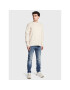 Calvin Klein Jeans Pulover J30J322859 Bež Regular Fit - Pepit.si