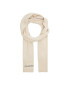 Calvin Klein Jeans Šal Monologo Embro Knit Scarf K60K611262 Écru - Pepit.si