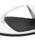 Calvin Klein Jeans Sandali Flat Sandal Hw Lth 2 YW0YW00544 Bela - Pepit.si