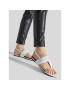 Calvin Klein Jeans Sandali Flat Sandal Hw Lth 2 YW0YW00544 Bela - Pepit.si