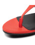 Calvin Klein Jeans Sandali Flat Sandal Hw Lth 2 YW0YW00544 Rdeča - Pepit.si