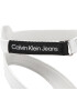 Calvin Klein Jeans Sandali Flat Sandal Toe YW0YW00545 Bela - Pepit.si