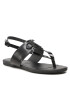 Calvin Klein Jeans Sandali Flat Sandal Toepost Hw YW0YW00953 Črna - Pepit.si