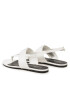 Calvin Klein Jeans Sandali Flat Sndal Toepost Hw YW0YW00953 Bela - Pepit.si