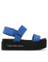 Calvin Klein Jeans Sandali Flatform Sandal Softny YW0YW00965 Modra - Pepit.si