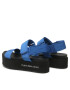 Calvin Klein Jeans Sandali Flatform Sandal Softny YW0YW00965 Modra - Pepit.si