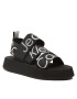 Calvin Klein Jeans Sandali Prefersato Sandal Webb YW0YW01071 Črna - Pepit.si