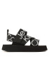 Calvin Klein Jeans Sandali Prefersato Sandal Webb YW0YW01071 Črna - Pepit.si