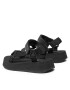 Calvin Klein Jeans Sandali Prefresato Sandal 1 YW0YW00557 Črna - Pepit.si