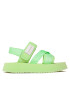 Calvin Klein Jeans Sandali Prefresato Sandal Badge YW0YW00967 Zelena - Pepit.si