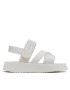 Calvin Klein Jeans Sandali Prefresato Sandal Bagde YW0YW00967 Bela - Pepit.si