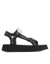 Calvin Klein Jeans Sandali Prefresato Sandal Webbing Mesh YW0YW00969 Črna - Pepit.si