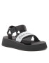 Calvin Klein Jeans Sandali Prefresato Sandal YW0YW00671 Črna - Pepit.si