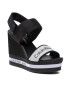 Calvin Klein Jeans Sandali Wedge Sandal YW0YW00669 Pisana - Pepit.si