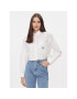 Calvin Klein Jeans Srajca J20J222614 Bela Cropped Fit - Pepit.si