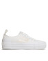 Calvin Klein Jeans Tenis superge Bold Vulc Flat Laceup YW0YW01039 Bela - Pepit.si