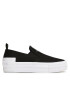 Calvin Klein Jeans Tenis superge Bold Vulc Flat Slipon YW0YW01040 Črna - Pepit.si