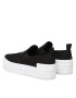 Calvin Klein Jeans Tenis superge Bold Vulc Flat Slipon YW0YW01040 Črna - Pepit.si