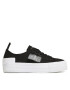 Calvin Klein Jeans Tenis superge Bold Vulc Flatf Laceup Wn YW0YW01039 Črna - Pepit.si