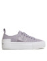 Calvin Klein Jeans Tenis superge Bold Vulc Flatf Laceup Wn YW0YW01039 Vijolična - Pepit.si