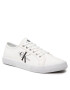 Calvin Klein Jeans Tenis superge Essential Vulcanized 1 YM0YM00306 Bela - Pepit.si