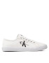 Calvin Klein Jeans Tenis superge Essential Vulcanized 1 YM0YM00306 Bela - Pepit.si