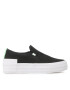 Calvin Klein Jeans Tenis superge Vulc Flatf Bold Slipon Fluo Cont YW0YW00905 Črna - Pepit.si