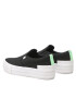 Calvin Klein Jeans Tenis superge Vulc Flatf Bold Slipon Fluo Cont YW0YW00905 Črna - Pepit.si