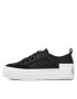 Calvin Klein Jeans Tenis superge Vulc Flatform Bold Irreg Lines YW0YW00903 Črna - Pepit.si