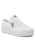 Calvin Klein Jeans Tenis superge Vulc Flatform Essential Mono YW0YW01030 Bela - Pepit.si