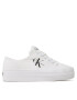 Calvin Klein Jeans Tenis superge Vulc Flatform Essential Mono YW0YW01030 Bela - Pepit.si