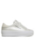 Calvin Klein Jeans Tenis superge Vulc Flatform Laceup Ny Pearl Wn YW0YW01037 Bela - Pepit.si