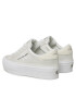 Calvin Klein Jeans Tenis superge Vulc Flatform Laceup Ny Pearl Wn YW0YW01037 Bela - Pepit.si