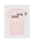 Calvin Klein Jeans Vsakodnevna obleka Hero Logo IG0IG01304 Roza Regular Fit - Pepit.si