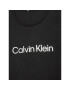 Calvin Klein Jeans Vsakodnevna obleka Inst Silver Logo IG0IG01418 Črna Regular Fit - Pepit.si