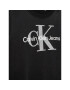 Calvin Klein Jeans Vsakodnevna obleka Monogram Metallic IG0IG01835 Črna Regular Fit - Pepit.si