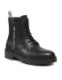 Calvin Klein Jeans Zimski škornji Combat Mid Laceup Boot W Zip YM0YM00262 Črna - Pepit.si