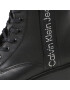 Calvin Klein Jeans Zimski škornji Combat Mid Laceup Boot W Zip YM0YM00262 Črna - Pepit.si