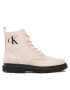 Calvin Klein Jeans Zimski škornji Lug Laceup Boot YM0YM00562 Bež - Pepit.si