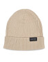 Calvin Klein Kapa Classic Cotton Rib Beanie K50K510982 Bež - Pepit.si