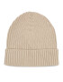 Calvin Klein Kapa Classic Cotton Rib Beanie K50K510982 Bež - Pepit.si