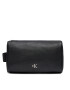 Calvin Klein Kozmetični kovček Mono Hrdw Rfid Washbag K50K511450 Črna - Pepit.si