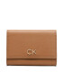 Calvin Klein Majhna ženska denarnica Re-Lock Bifold & Cardholder Sm K60K611092 Rjava - Pepit.si