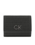 Calvin Klein Majhna ženska denarnica Re-Lock Trifold Xxs Perf K60K610662 Črna - Pepit.si