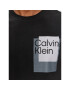 Calvin Klein Majica Overlay Logo K10K112402 Črna Regular Fit - Pepit.si