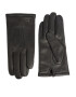 Calvin Klein Moške rokavice Gs Ck Metal Gloves Leather W/Box K50K511020 Črna - Pepit.si